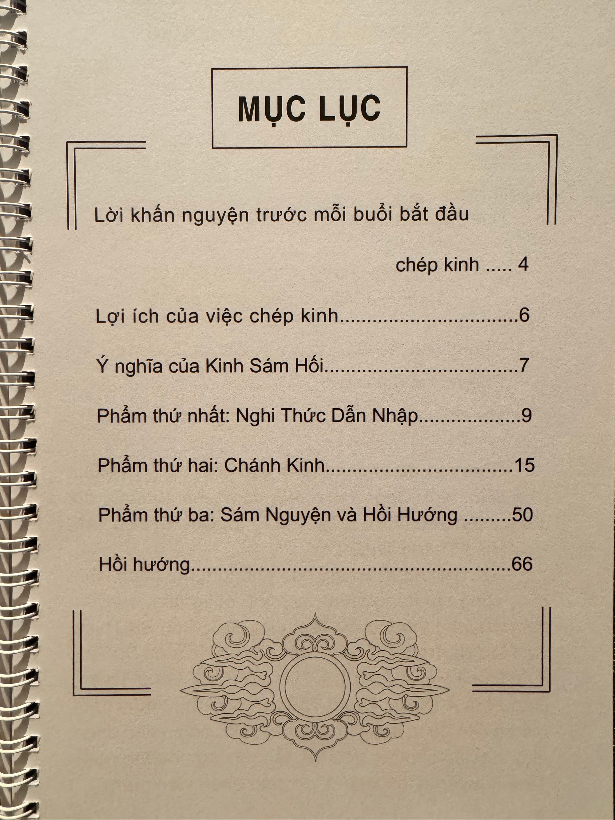 Sổ Chép Kinh - Sám Hối (tặng kèm viết)
