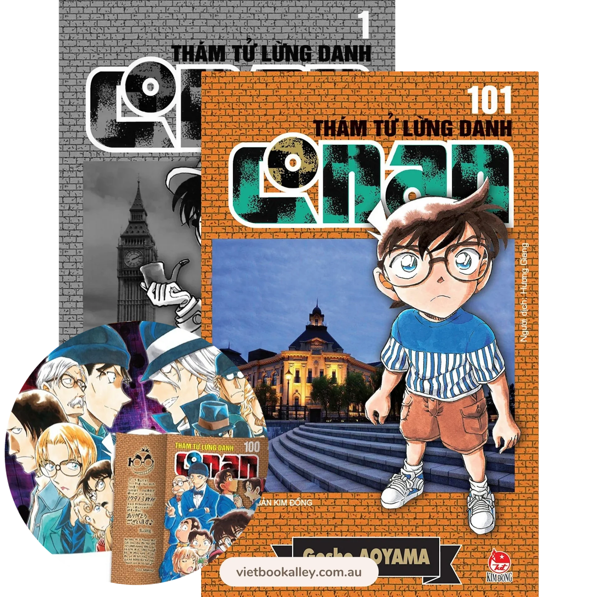 Thám Tử Lừng Danh Conan (105 tập + FREE Poster)