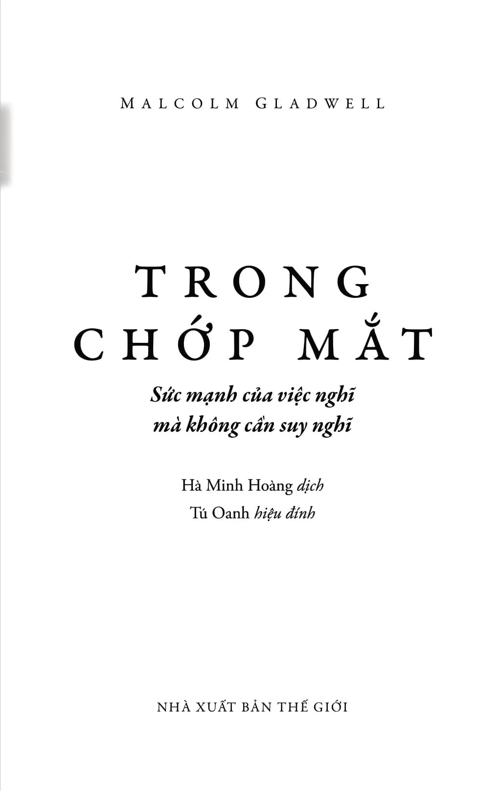 Trong Chớp Mắt - Blink