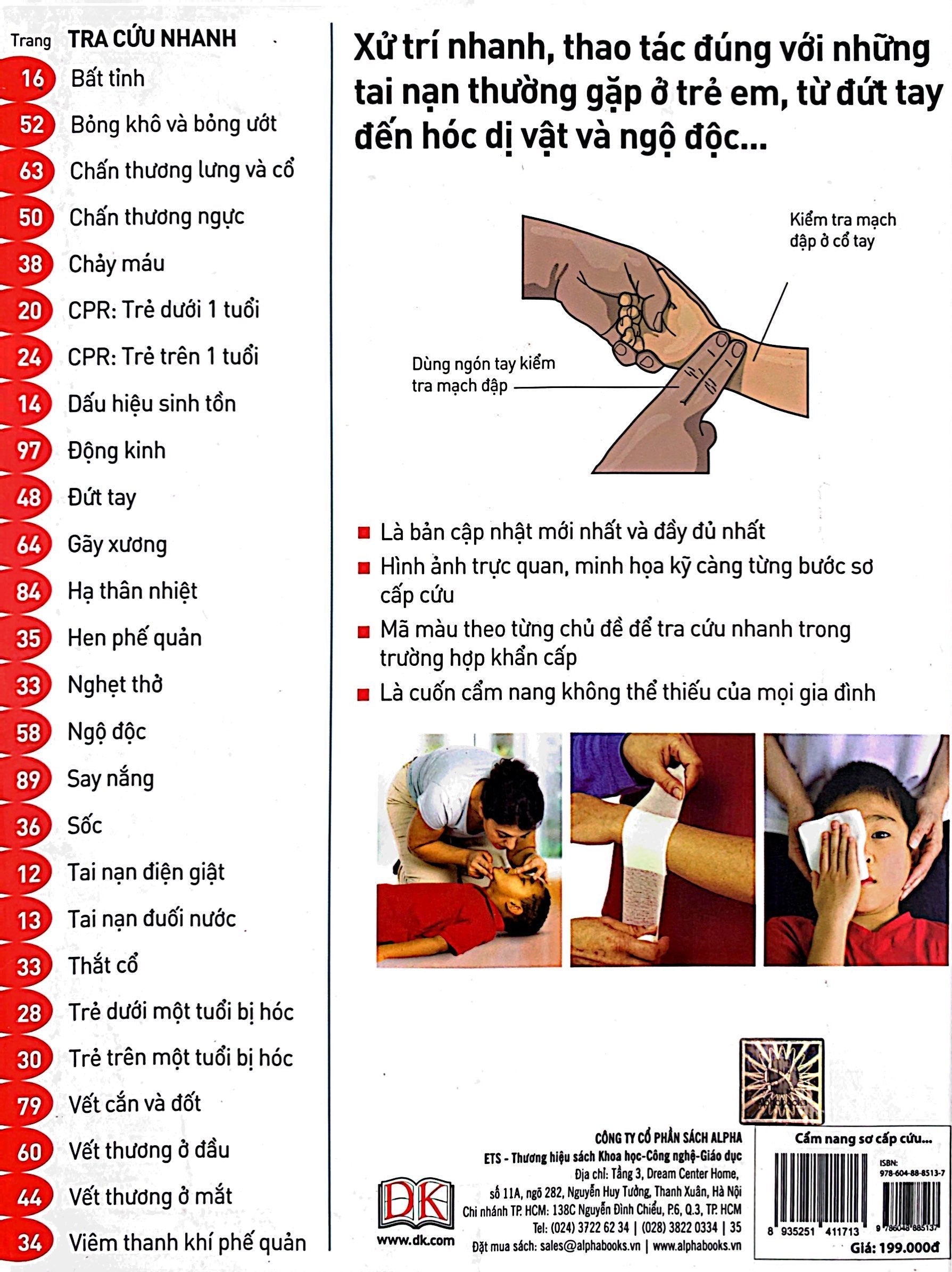 Cẩm Nang Sơ Cấp Cứu Trẻ Em