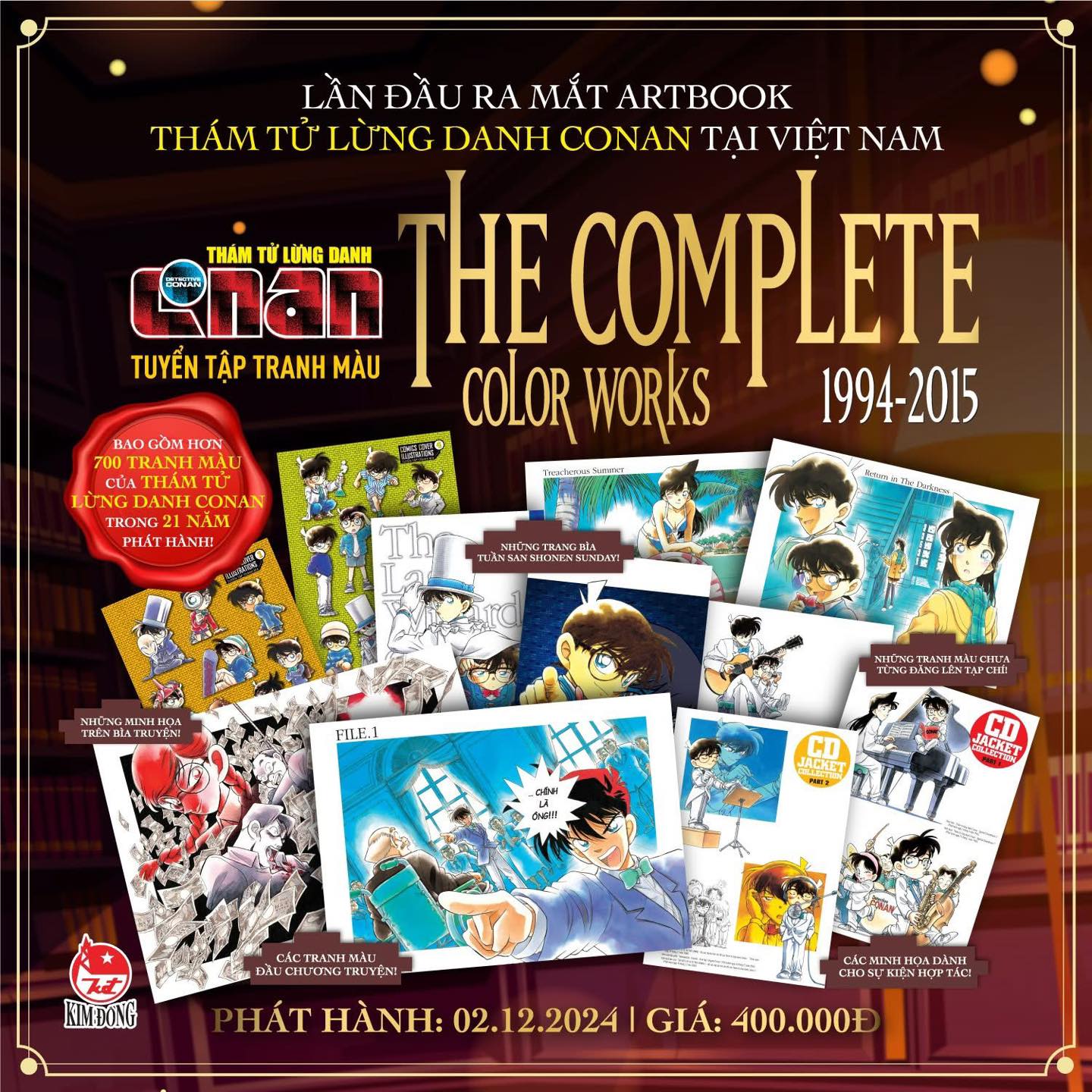 Thám Tử Lừng Danh Conan ARTBOOK - The Complete Color Works 1994 - 2015