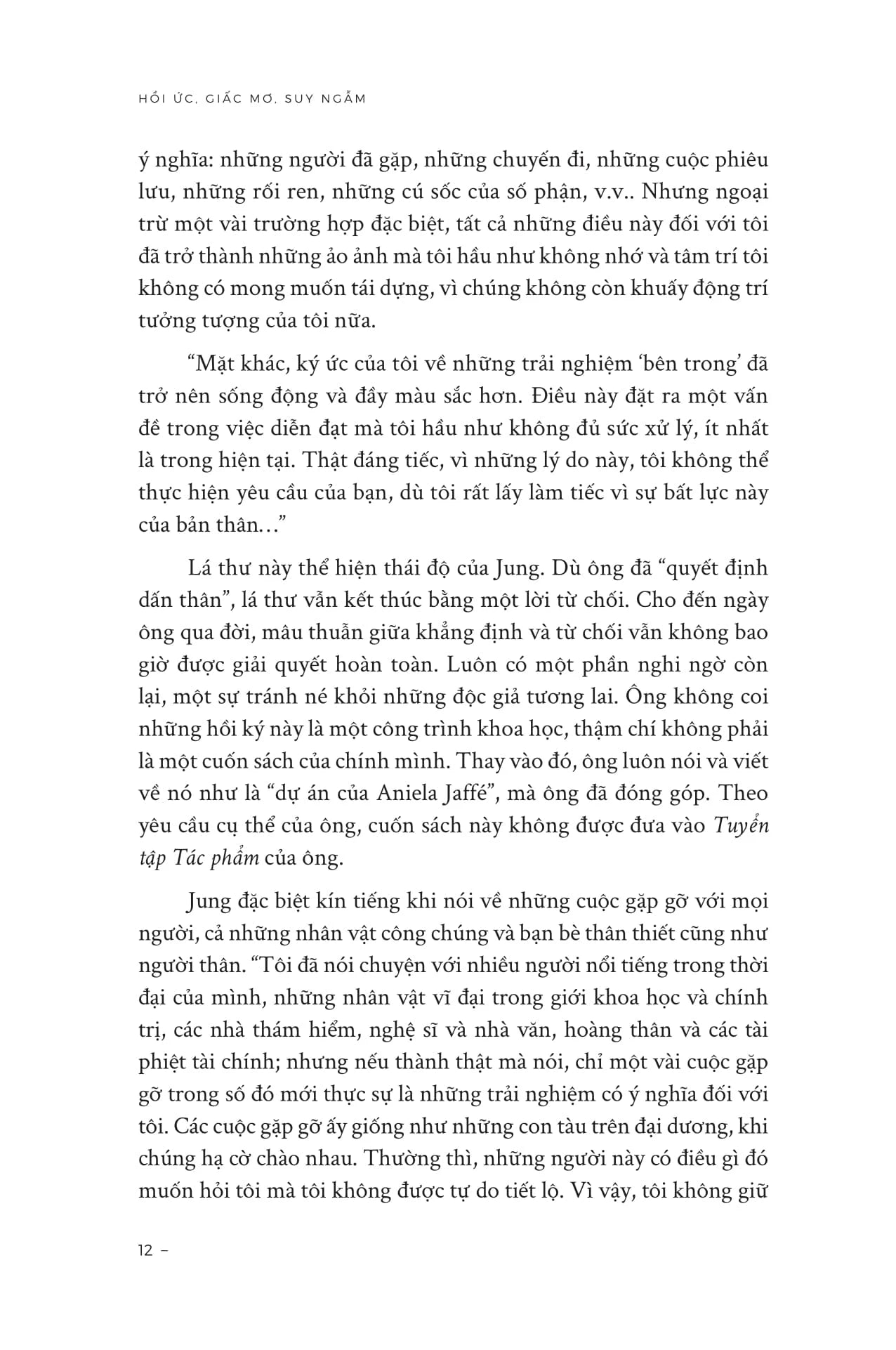 Hồi Ức, Giấc Mơ, Suy Ngẫm - Hành Trình Vào Nội Tâm Của Carl Jung