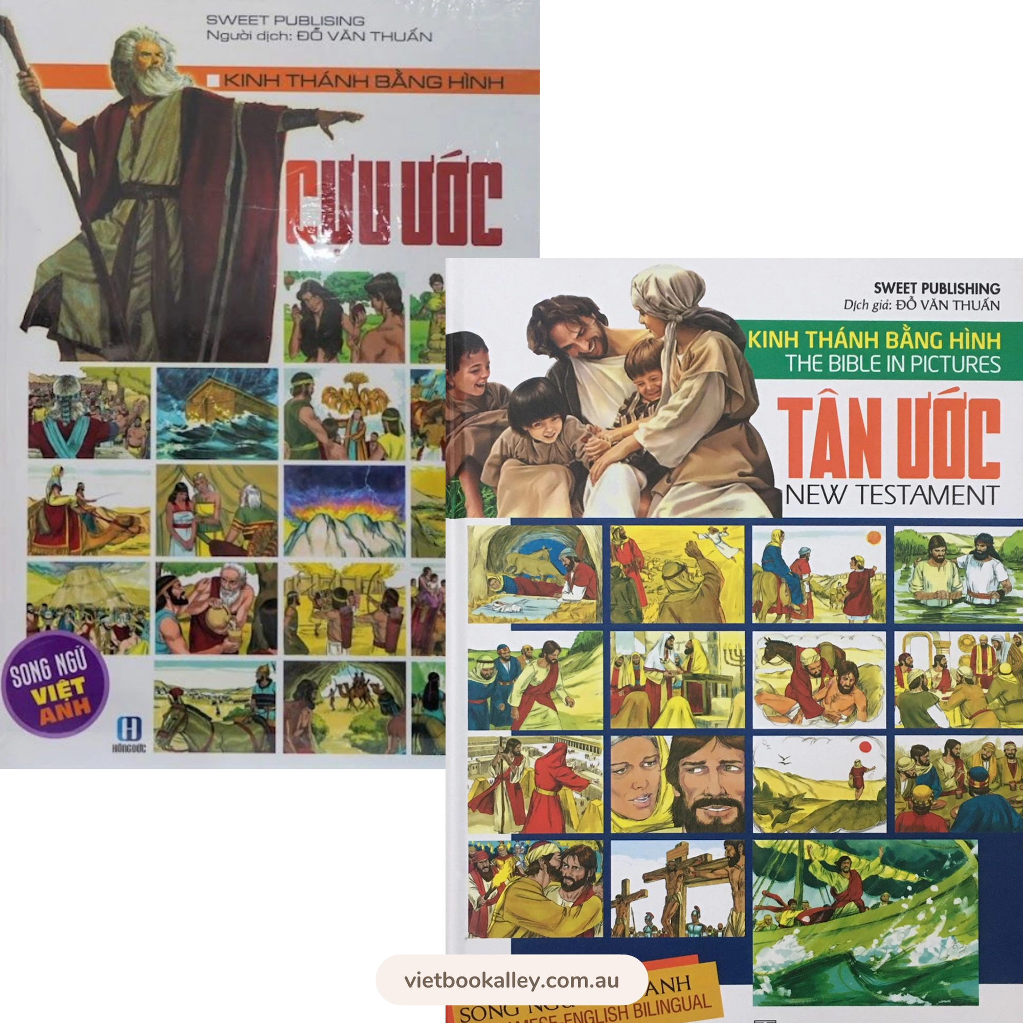 Kinh Thánh Bằng Hình Cựu Ước & Tân Ước (song ngữ Việt Anh)