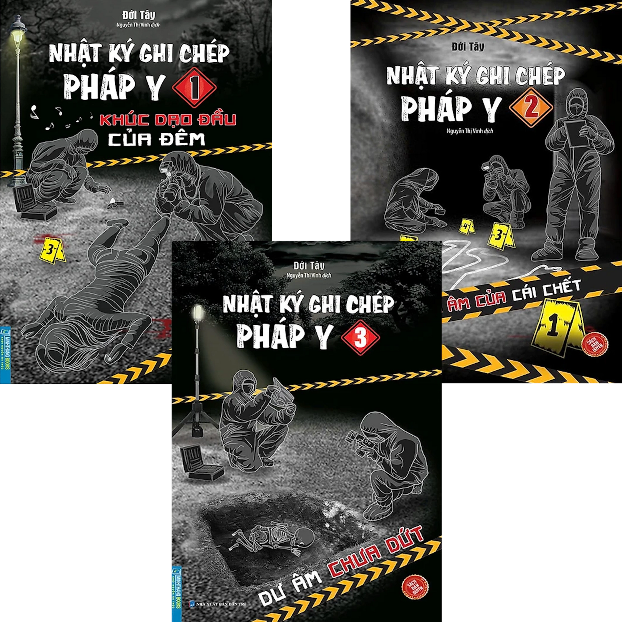 Nhật Ký Ghi Chép Pháp Y (Box set 3 cuốn)