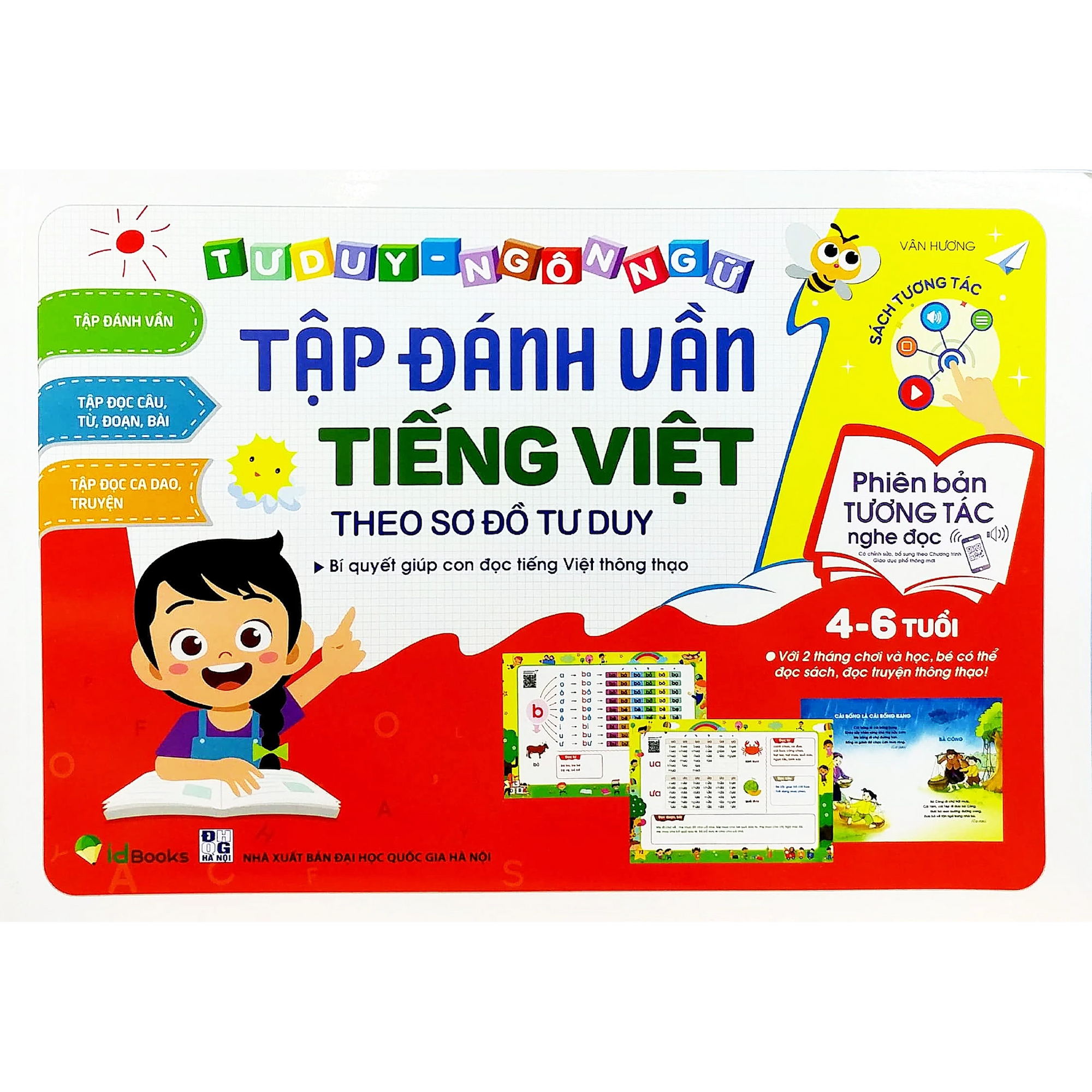 Tập Đánh Vần Tiếng Việt Theo Sơ Đồ Tư Duy (4-6 Tuổi)