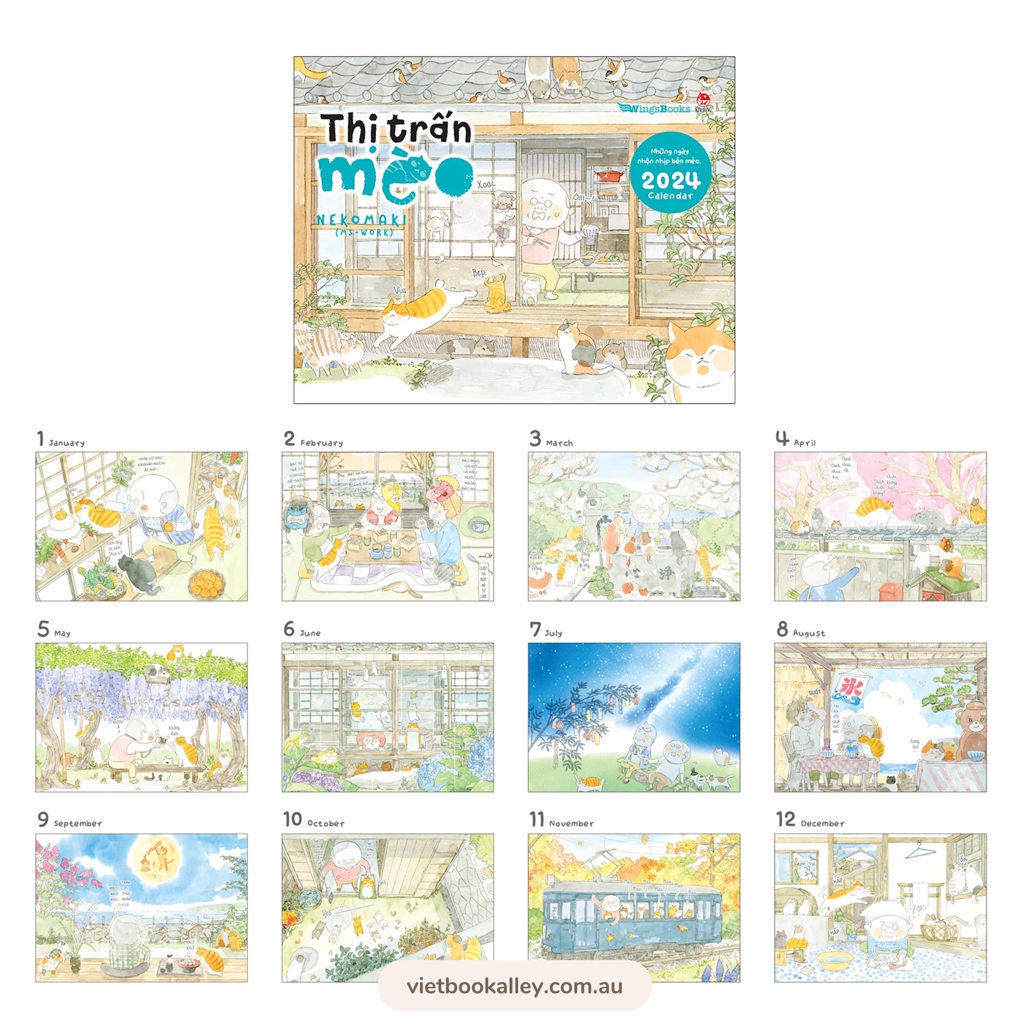 Thị Trấn Mèo Calendar 2024