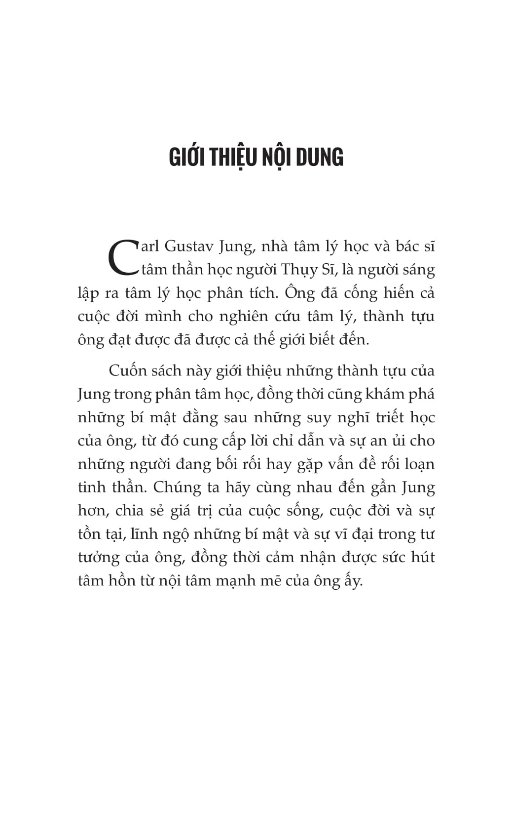 Tiến Hóa Nội Tâm Cùng Carl Jung