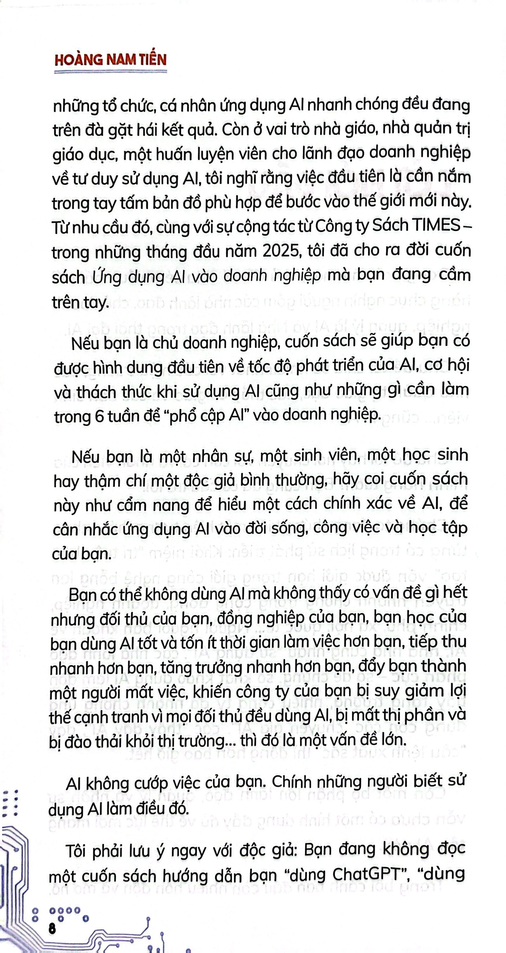 Ứng Dụng AI Vào Doanh Nghiệp