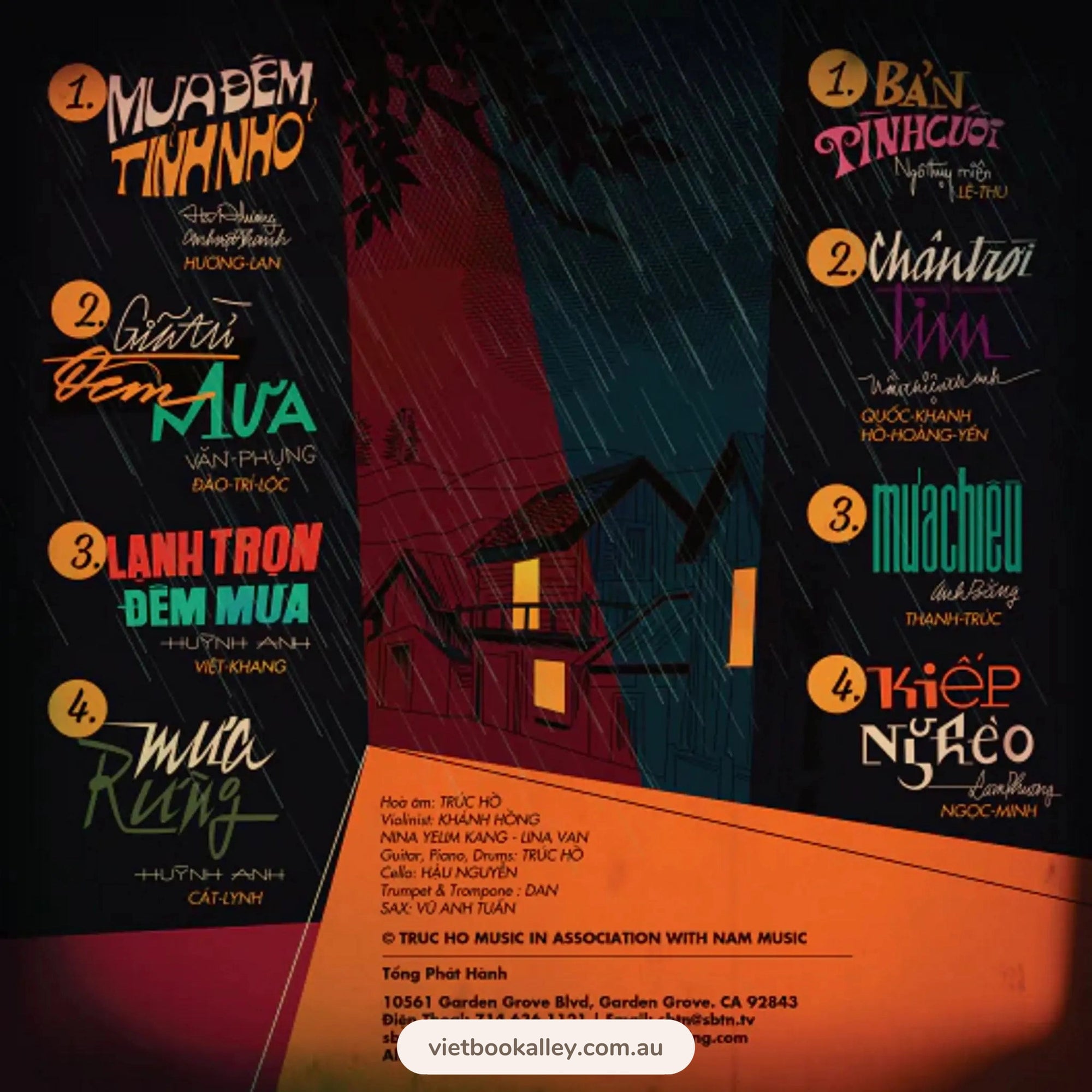 Mưa Đêm Tỉnh Nhỏ (Vinyl Đĩa than)