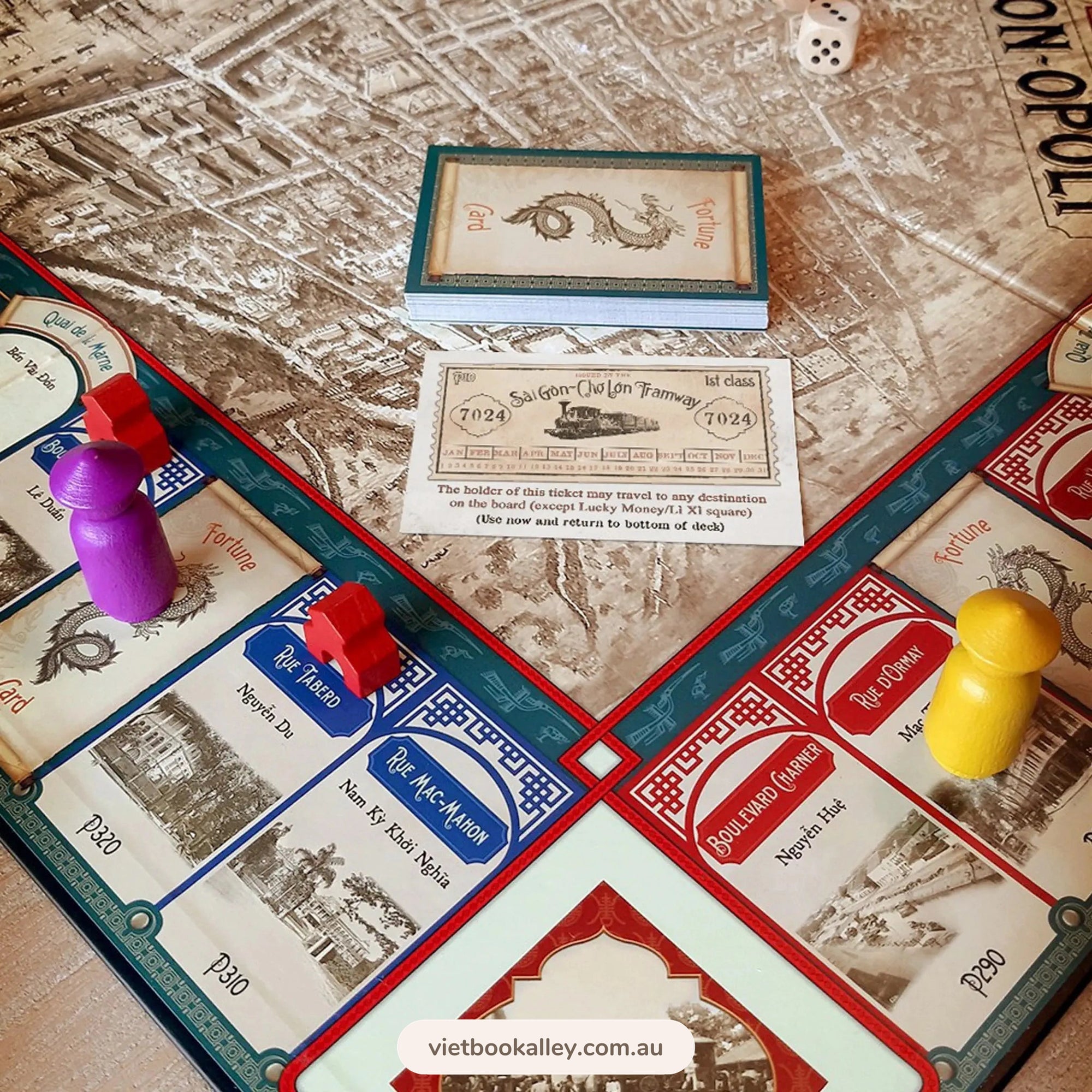 Vintage Saigon Opoly (Board game)