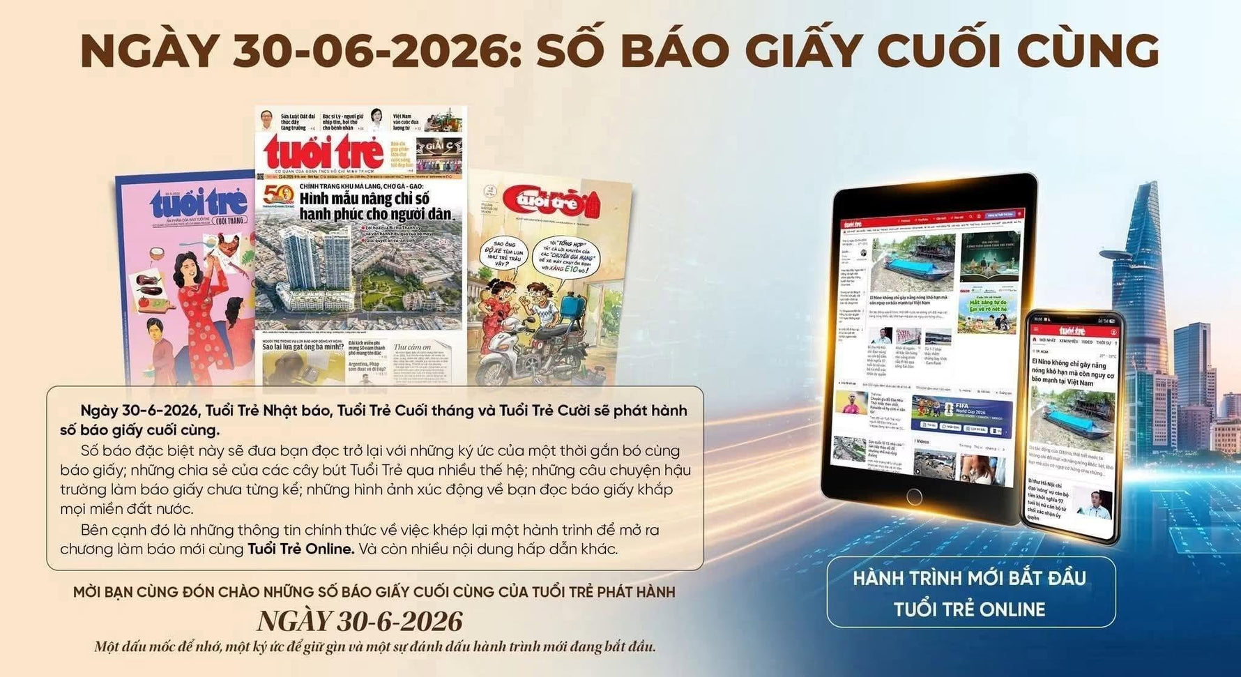Số Báo Giấy Cuối Cùng