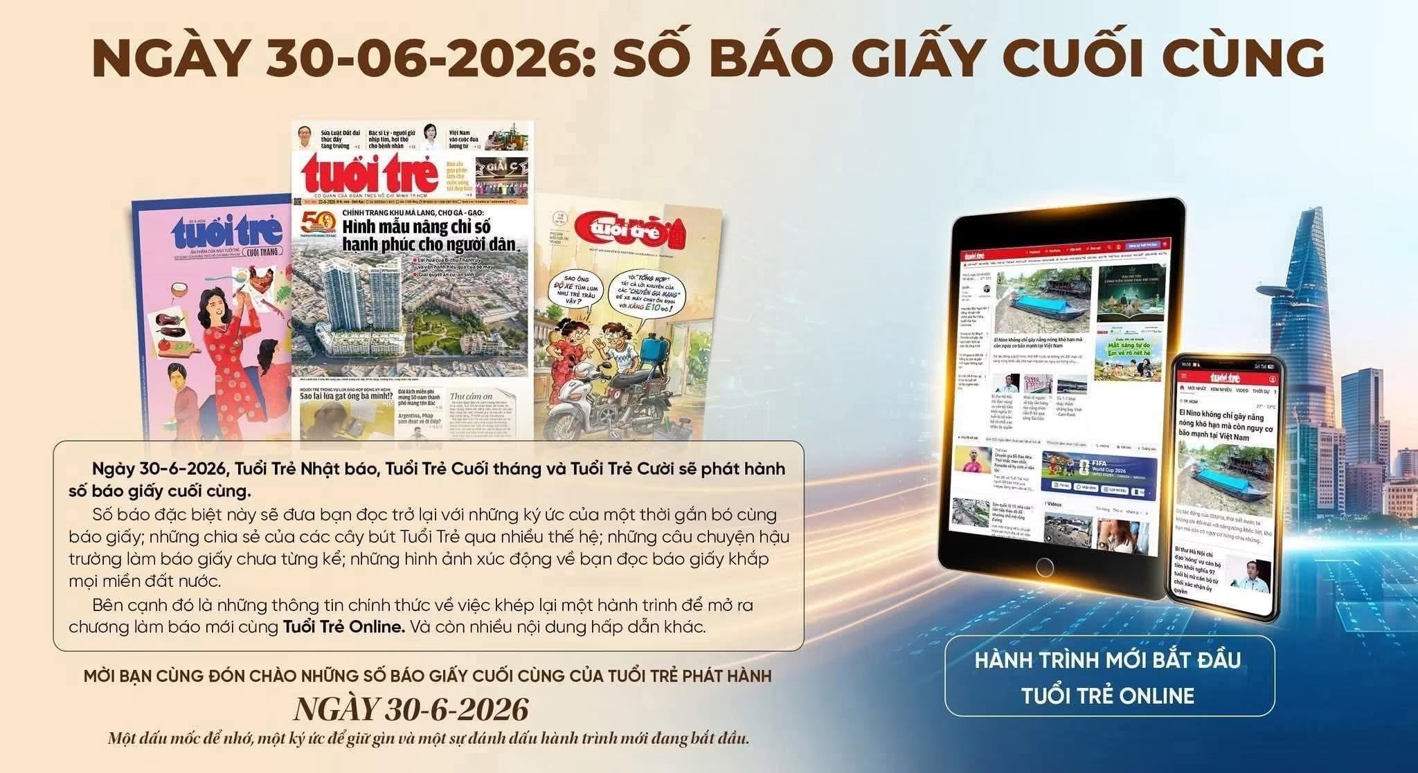 Số Báo Giấy Cuối Cùng