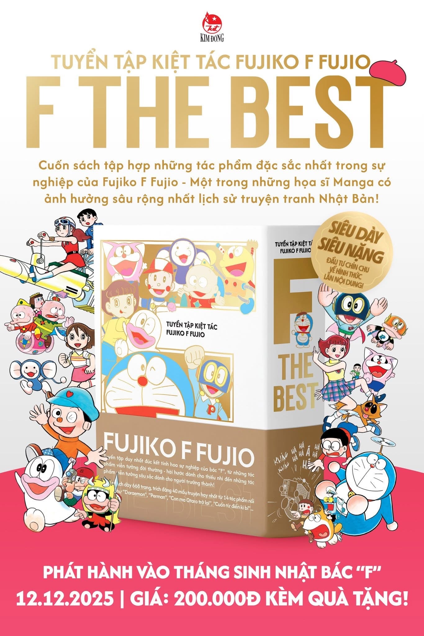 [PRE-ORDER] F THE BEST (tuyển tập kiệt tác Fujiko F Fujio)