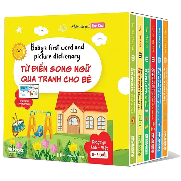 Baby’s First Word & Picture Dictionary - Từ Điển Song Ngữ Qua Tranh Cho Bé (6 Cuốn)