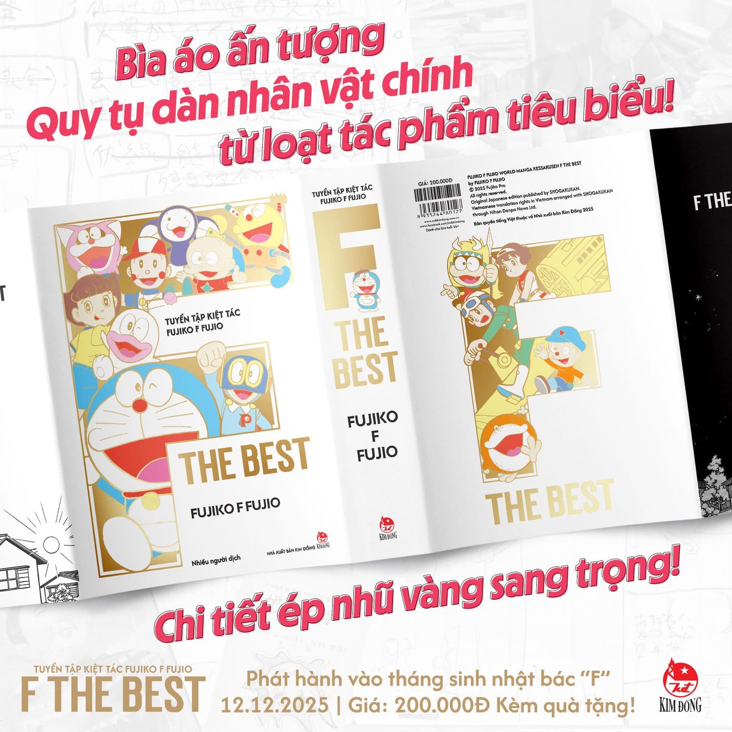 [PRE-ORDER] F THE BEST (tuyển tập kiệt tác Fujiko F Fujio)