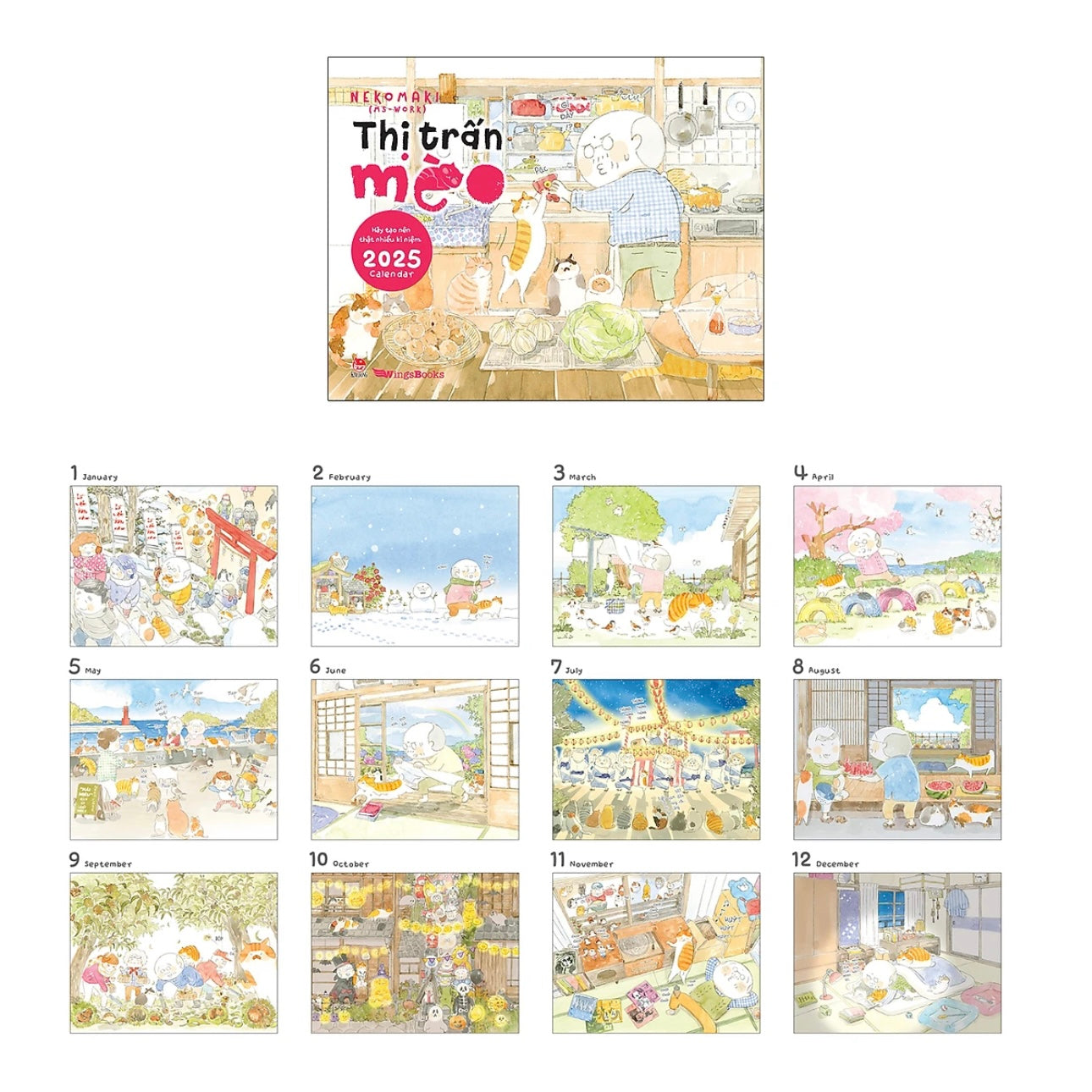 Thị Trấn Mèo Calendar 2025