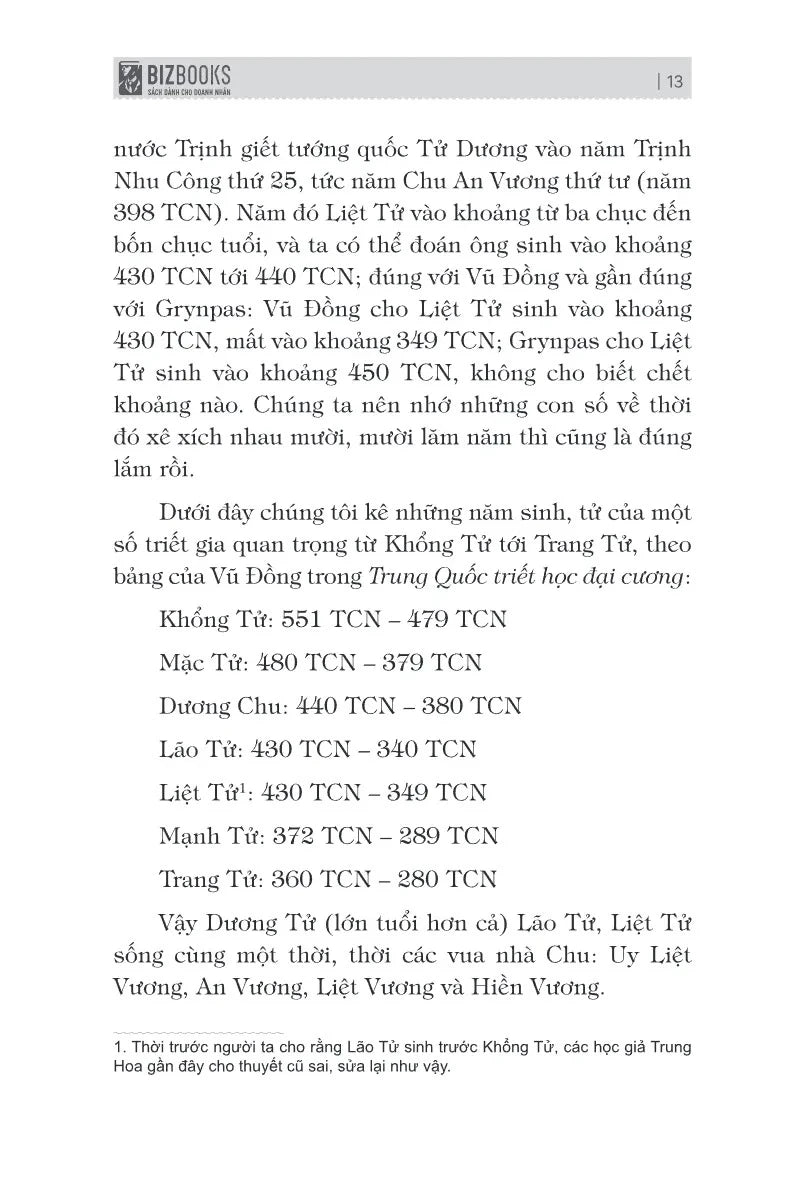 [PRE-ORDER] Bách Gia Tranh Minh - Liệt Tử Dương Tử (Nguyễn Hiến Lê)
