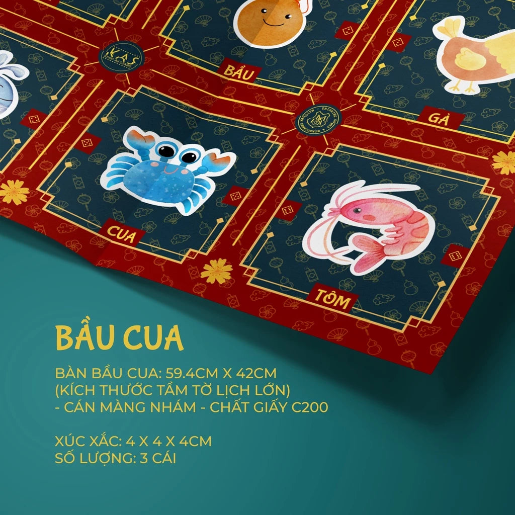 Bộ Bầu Cua Tôm Cá