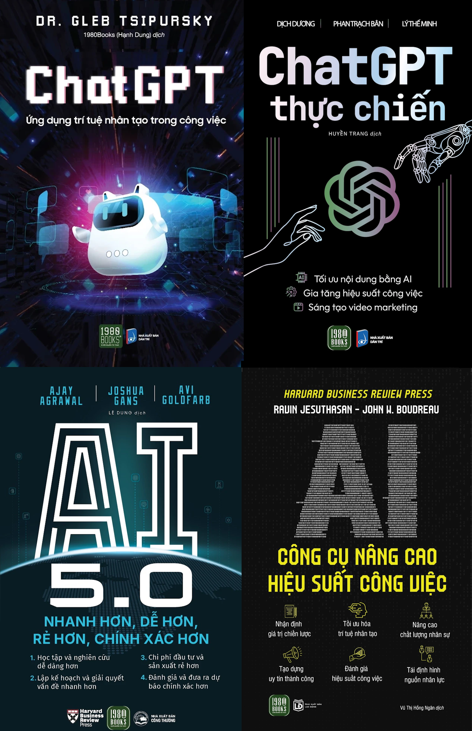 [PRE-ORDER] Combo AI & Chat GPT (4 cuốn)