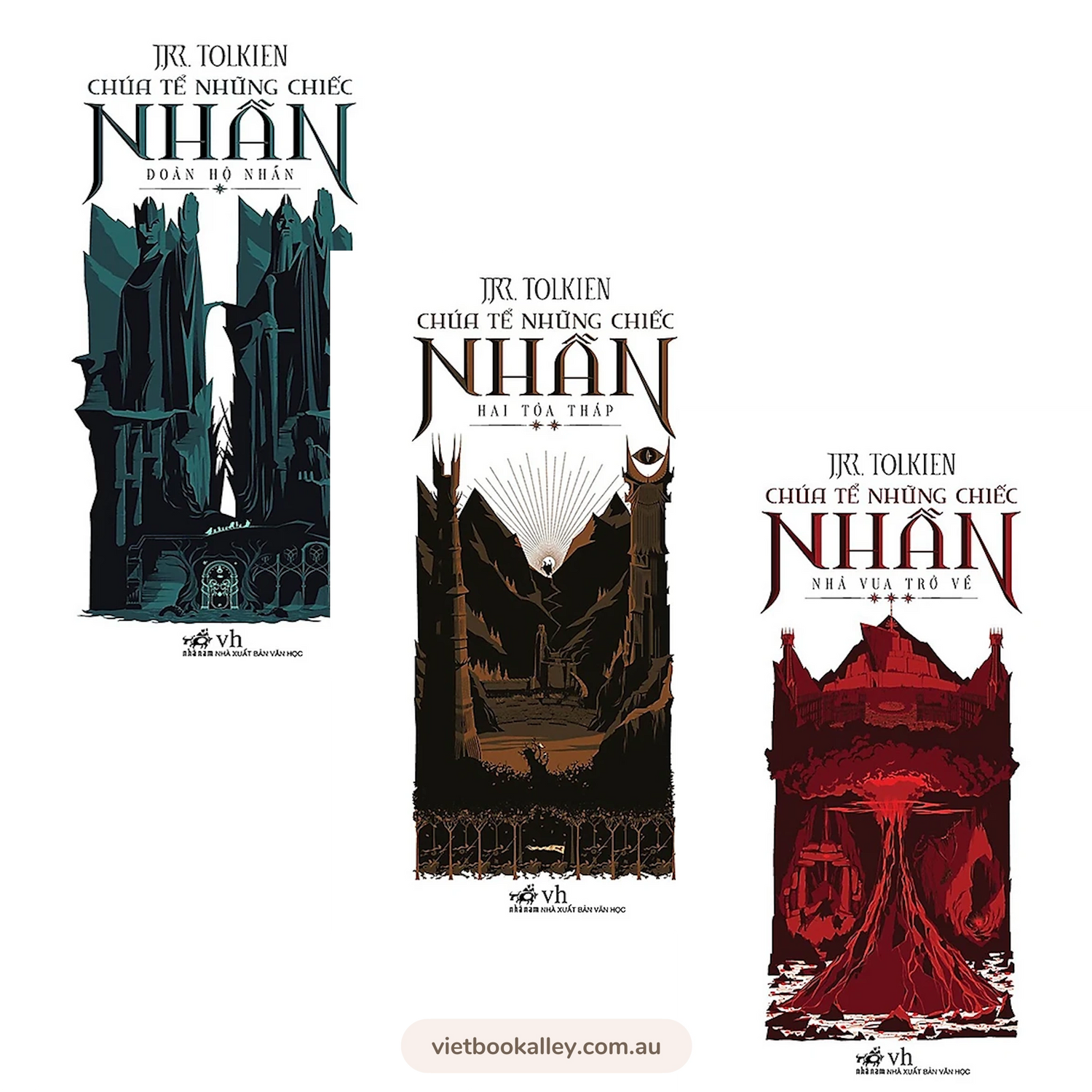[PRE-ORDER] Chúa Tể Những Chiếc Nhẫn (combo Nhà Vua Trở Về, Đoàn Hộ Nhẫn, Hai Tòa Tháp)