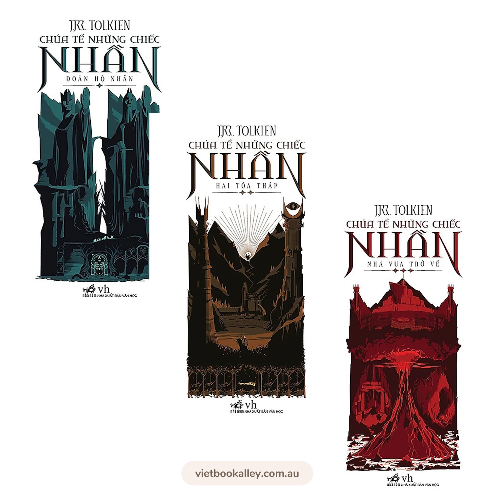 [PRE-ORDER] Chúa Tể Những Chiếc Nhẫn (combo Nhà Vua Trở Về, Đoàn Hộ Nhẫn, Hai Tòa Tháp)