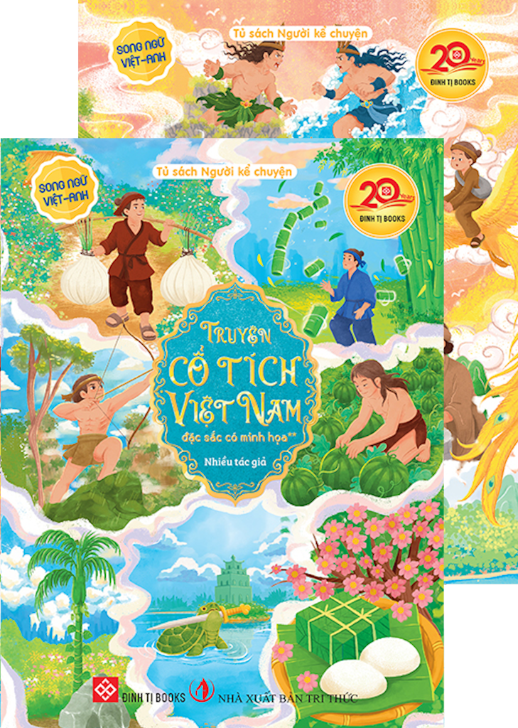 [PRE-ORDER] Truyện Cổ Tích Việt Nam Đặc Sắc Có Minh Họa - (2 Tập) Song Ngữ Việt-Anh - Bìa Cứng
