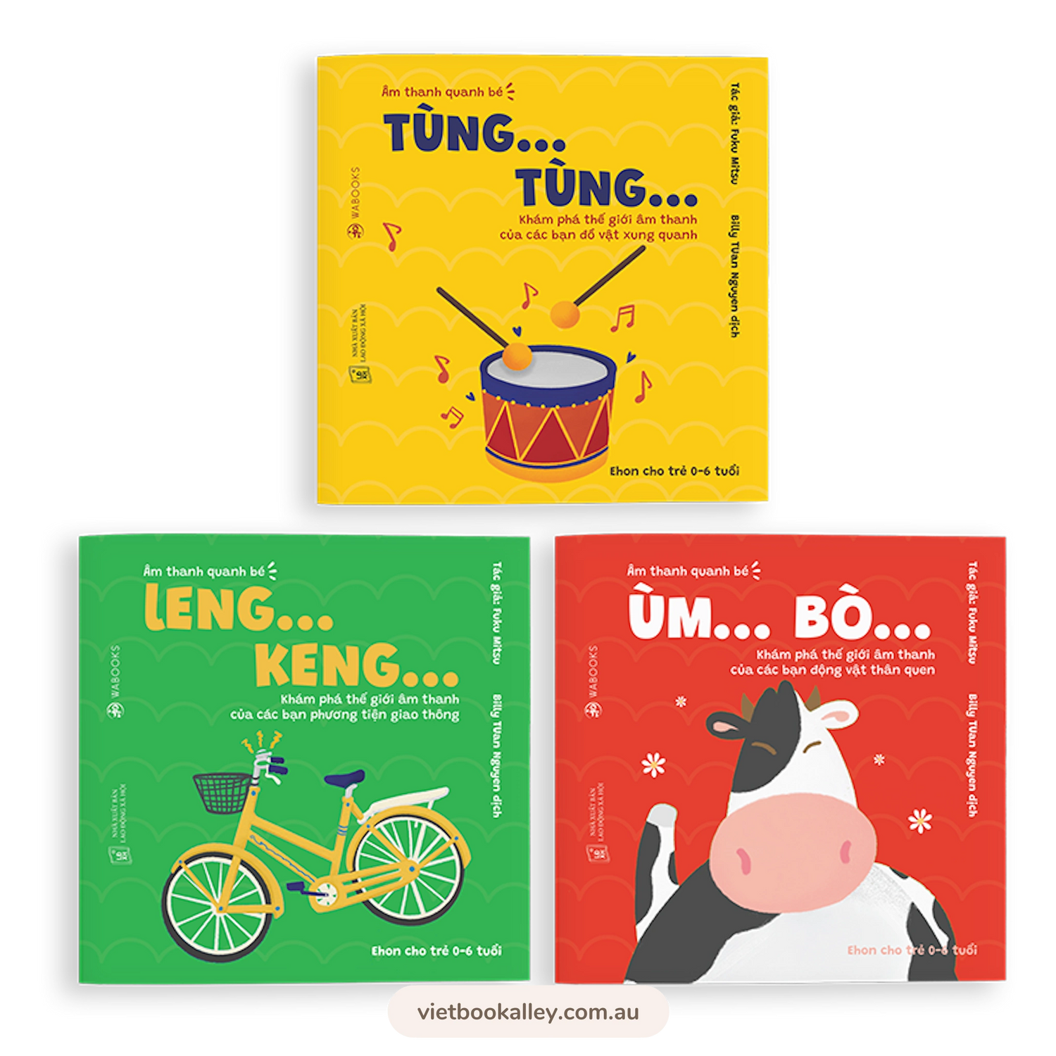 Ehon - Âm Thanh Quanh Bé (bộ 3 cuốn)