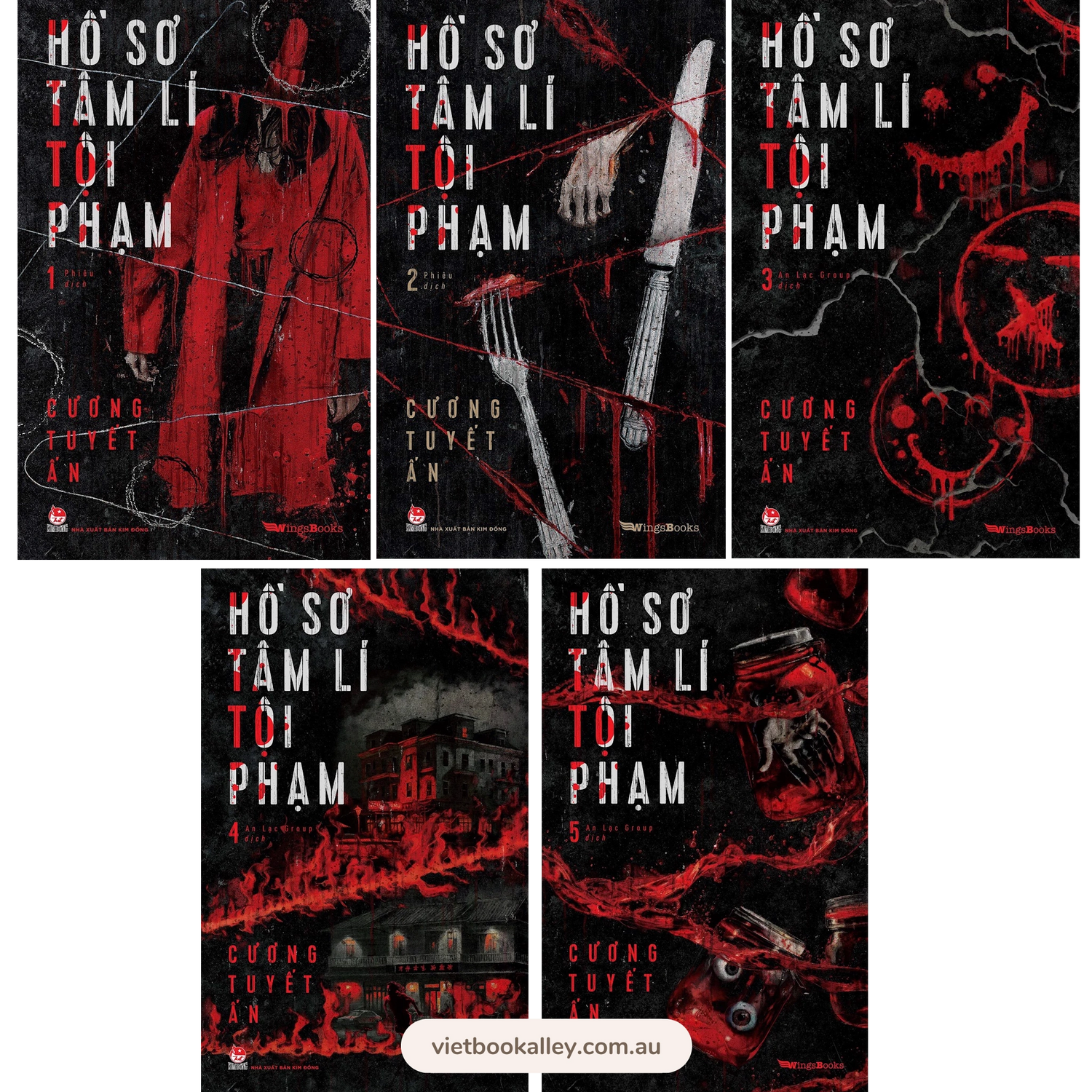 [PRE-ORDER] Hồ Sơ Tâm Lý Tội Phạm (bộ 5 cuốn)