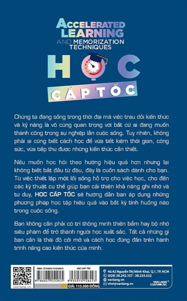[PRE-ORDER] Học Cấp Tốc - Phương Pháp Học Nhanh Nhớ Lâu