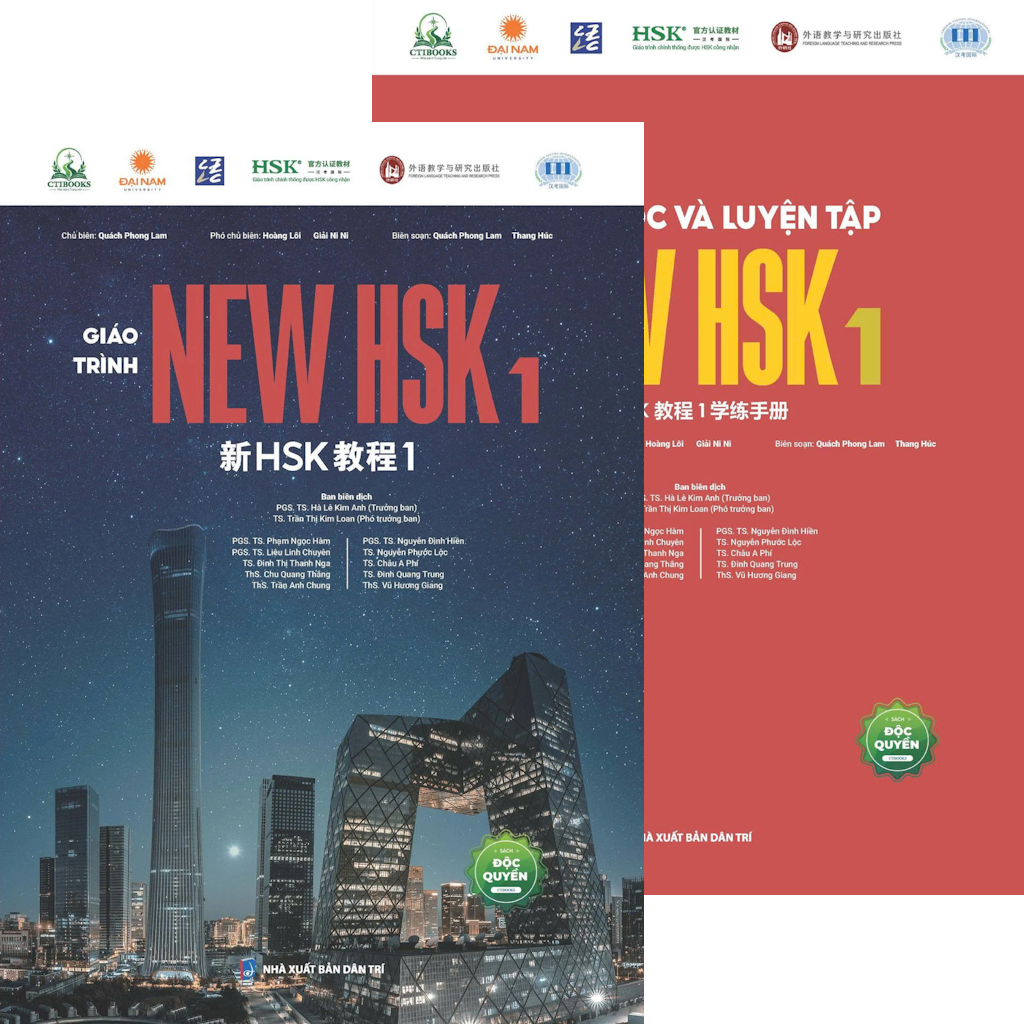 [PRE-ORDER] New HSK 1 Version 3.0 (Giáo Trình &amp; Bài Tập)