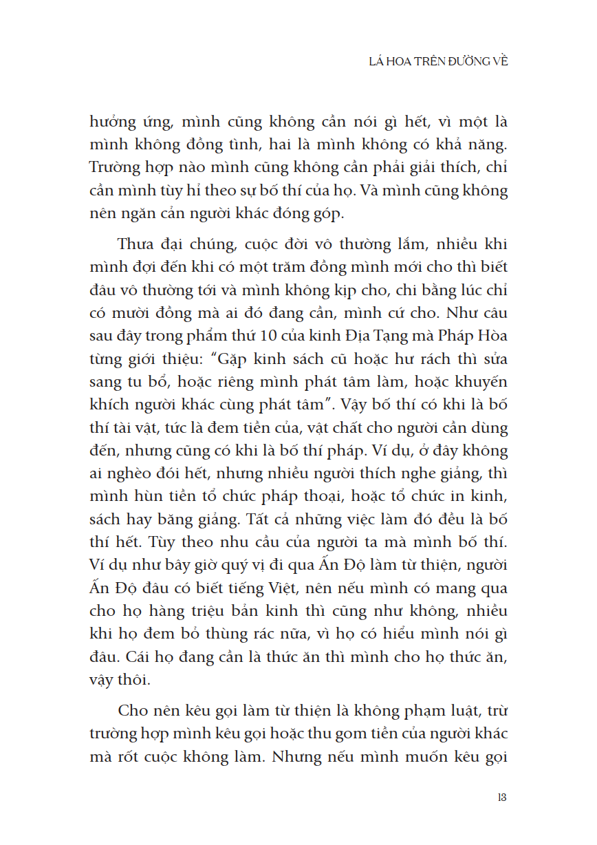 [PRE-ORDER] Lá Hoa Trên Đường Về - Thích Pháp Hòa