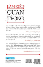 Làm Điều Quan Trọng
