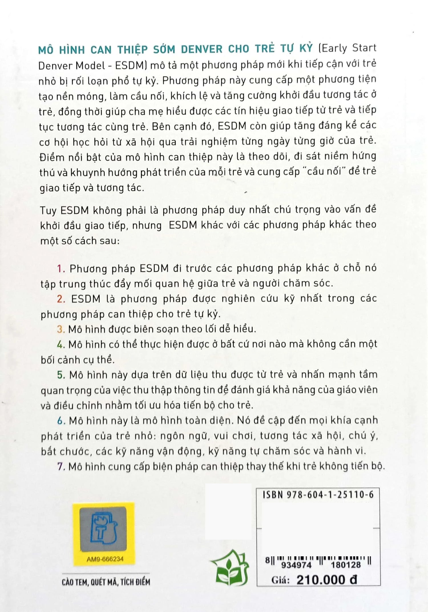 [PRE-ORDER] Mô Hình Can Thiệp Sớm Denver Cho Trẻ Tự Kỷ