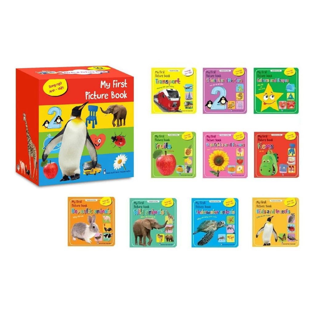 [PRE-ORDER] My First Picture Book 1 - Song Ngữ Anh Việt (Bộ 10 Cuốn)