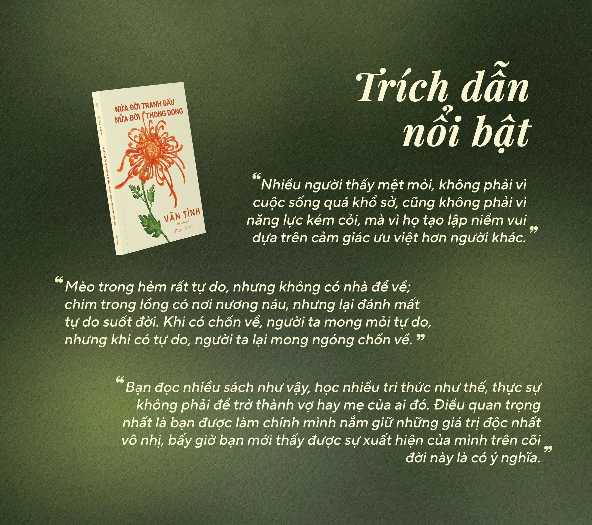 Nửa Đời Tranh Đấu - Nửa Đời Thong Dong