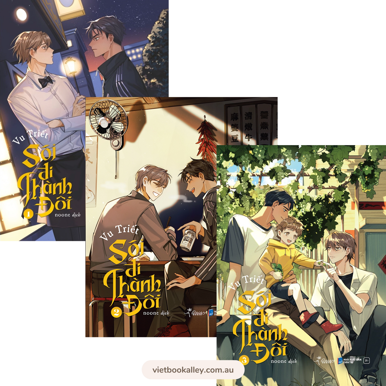 [PRE-ORDER] Sói Đi Thành Đôi (bộ 3 tập, bản thường, đam mỹ)