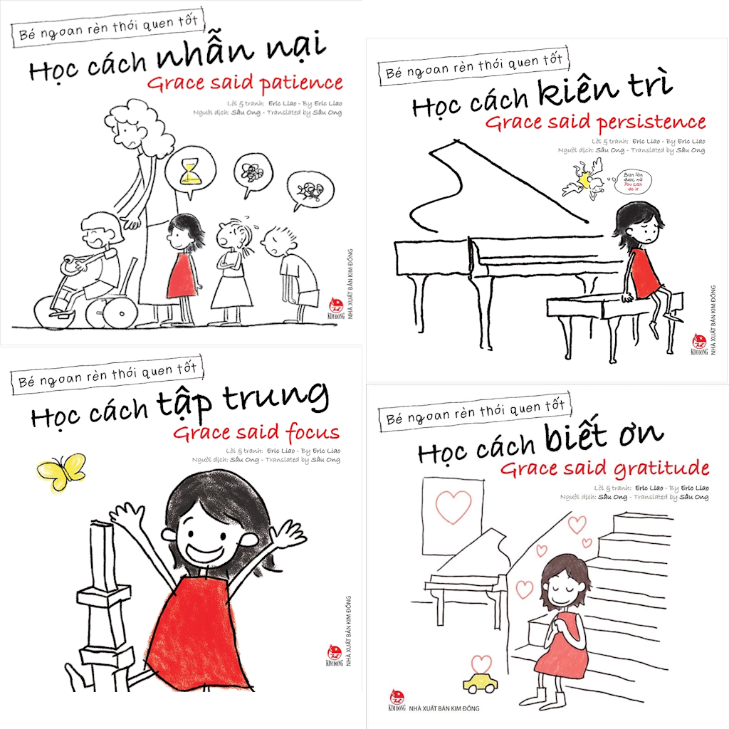 Học Cách Nhẫn Nại, Kiên Trì, Tập Trung và Biết Ơn - Grace said Patience, Persistence, Focus and Gratitute (Vietnamese English)