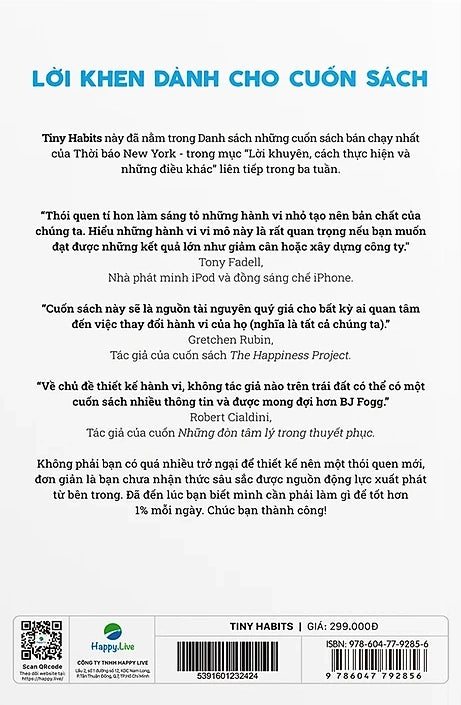[PRE-ORDER] Tiny Habits: Thói Quen Tí Hon - Tiềm Năng Khổng Lồ