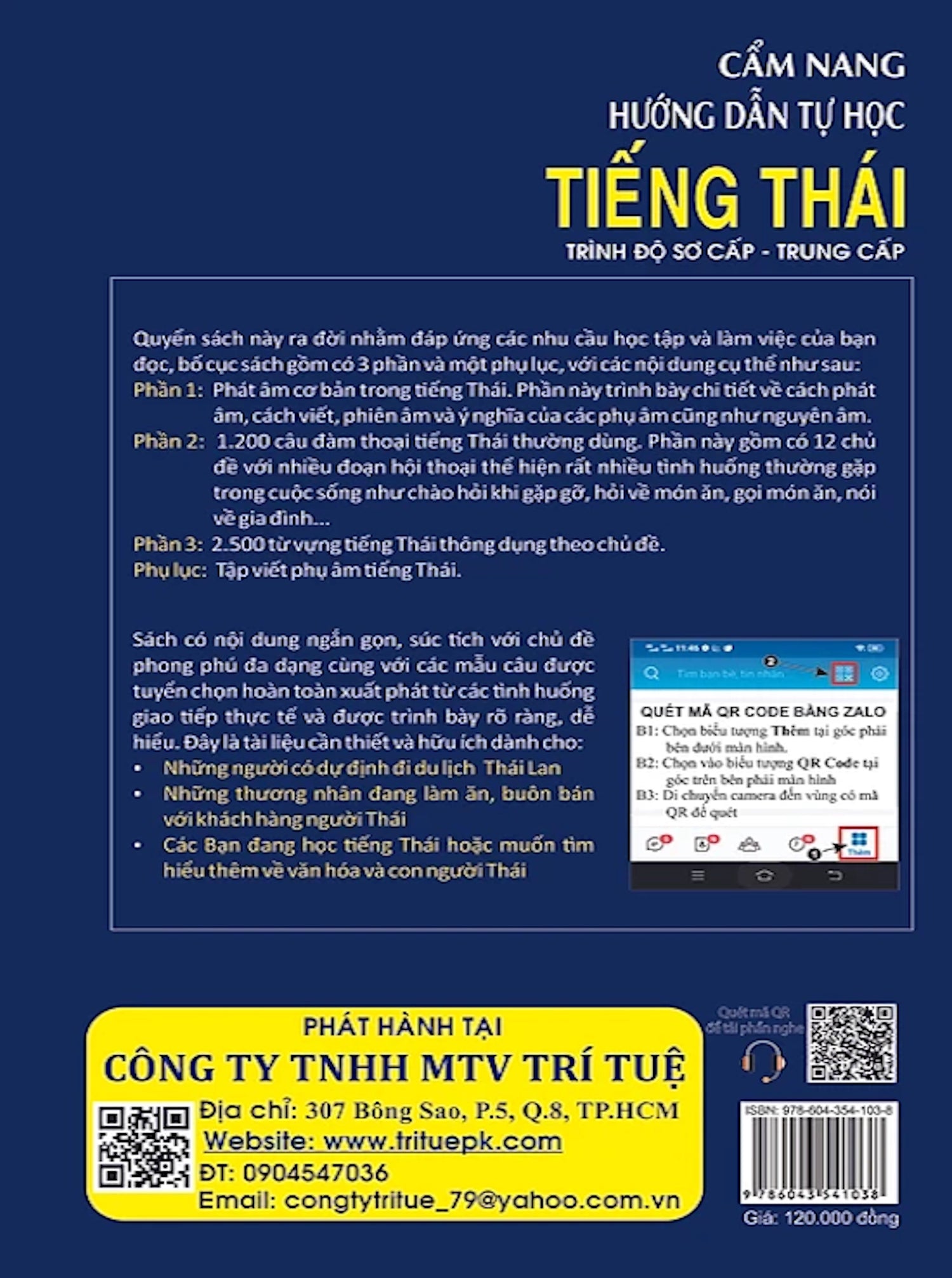 [PRE-ORDER] Cẩm Nang Hướng Dẫn Tự Học Tiếng Thái - Sơ & Trung Cấp