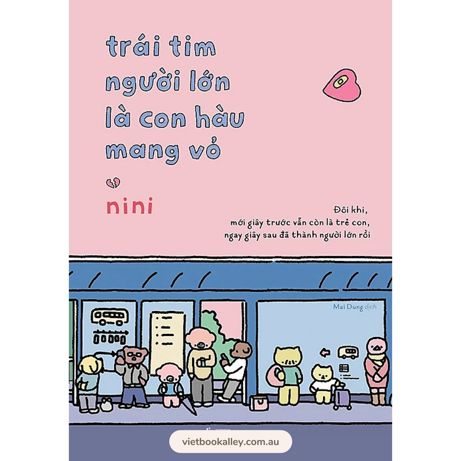 [PRE-ORDER] Trái Tim Người Lớn Là Con Hàu Mang Vỏ