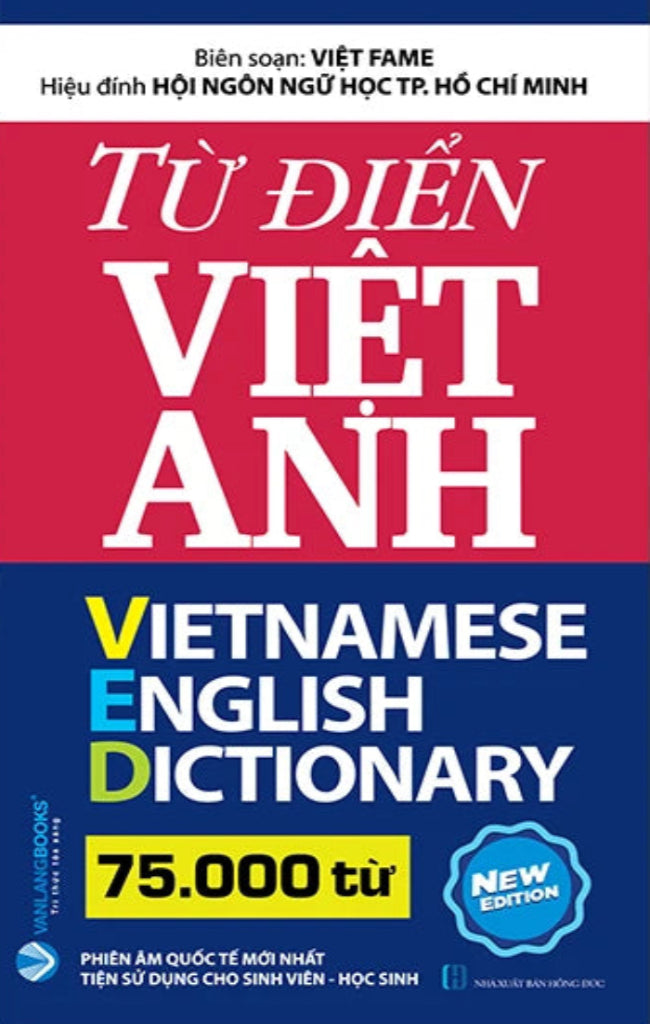 [PRE-ORDER] Từ điển Việt Anh - Vietnamese English Dictionary (75000 words)