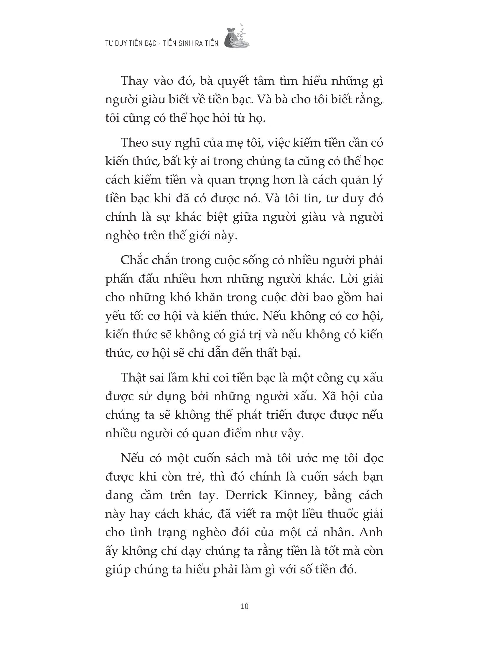 Tư Duy Tiền Bạc - Tiền Sinh Ra Tiền