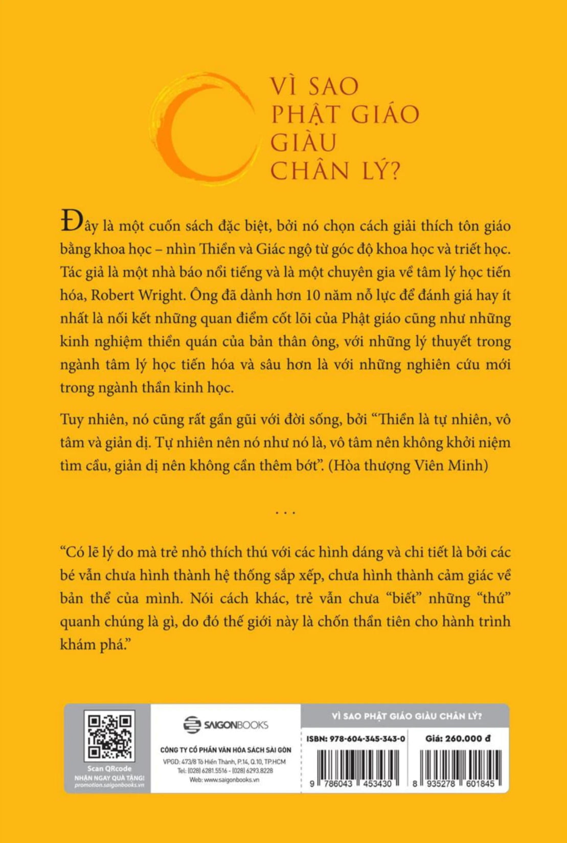 [PRE-ORDER] Vì Sao Phật Giáo Giàu Chân Lý