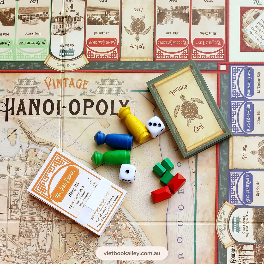 Vintage Hanoi Opoly (Board game)