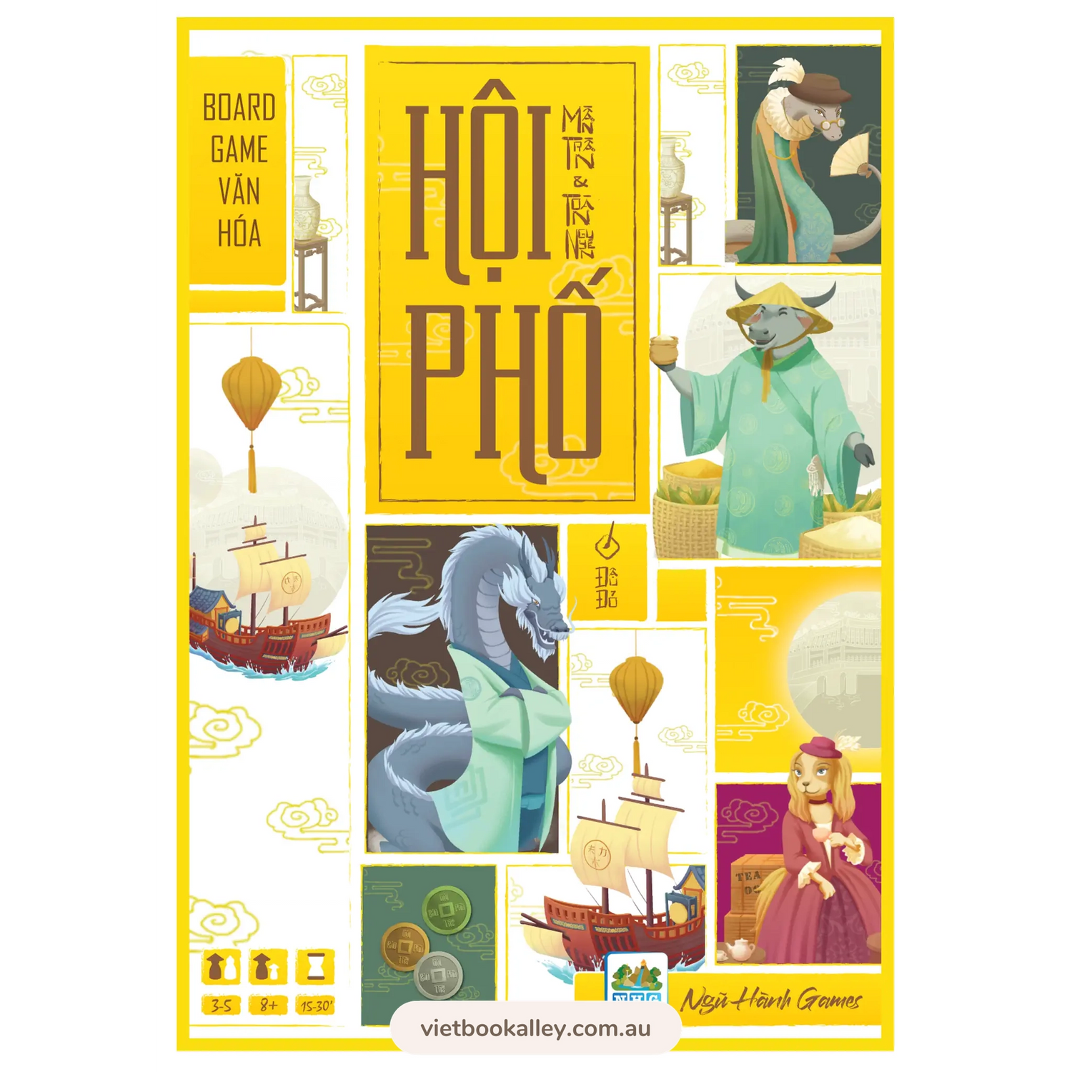 [PRE-ORDER] Hội Phố (Board game)