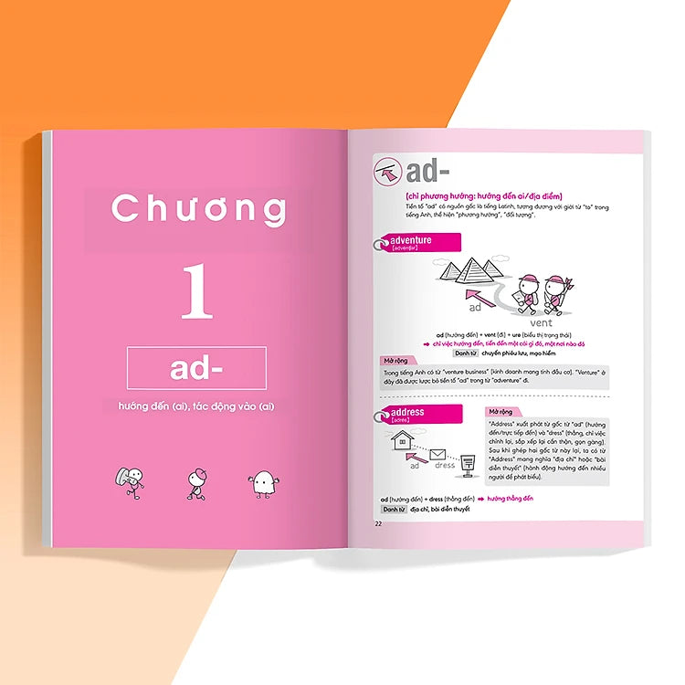 Nghiền Từ Vựng Tiếng Anh - Học Qua Gốc Từ Bằng Hình Ảnh (Bộ 2 cuốn)