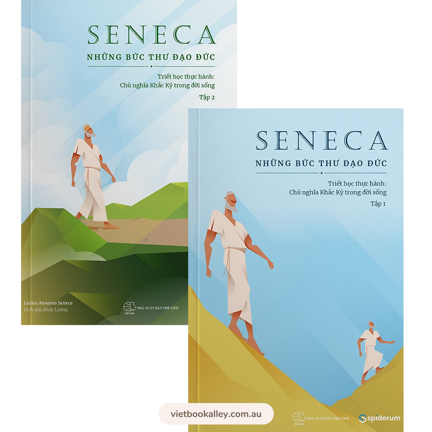 [PRE-ORDER] Seneca: Những Bức Thư Đạo Đức – Chủ nghĩa Khắc Kỷ Trong Đời Sống (Bộ 2 cuốn)