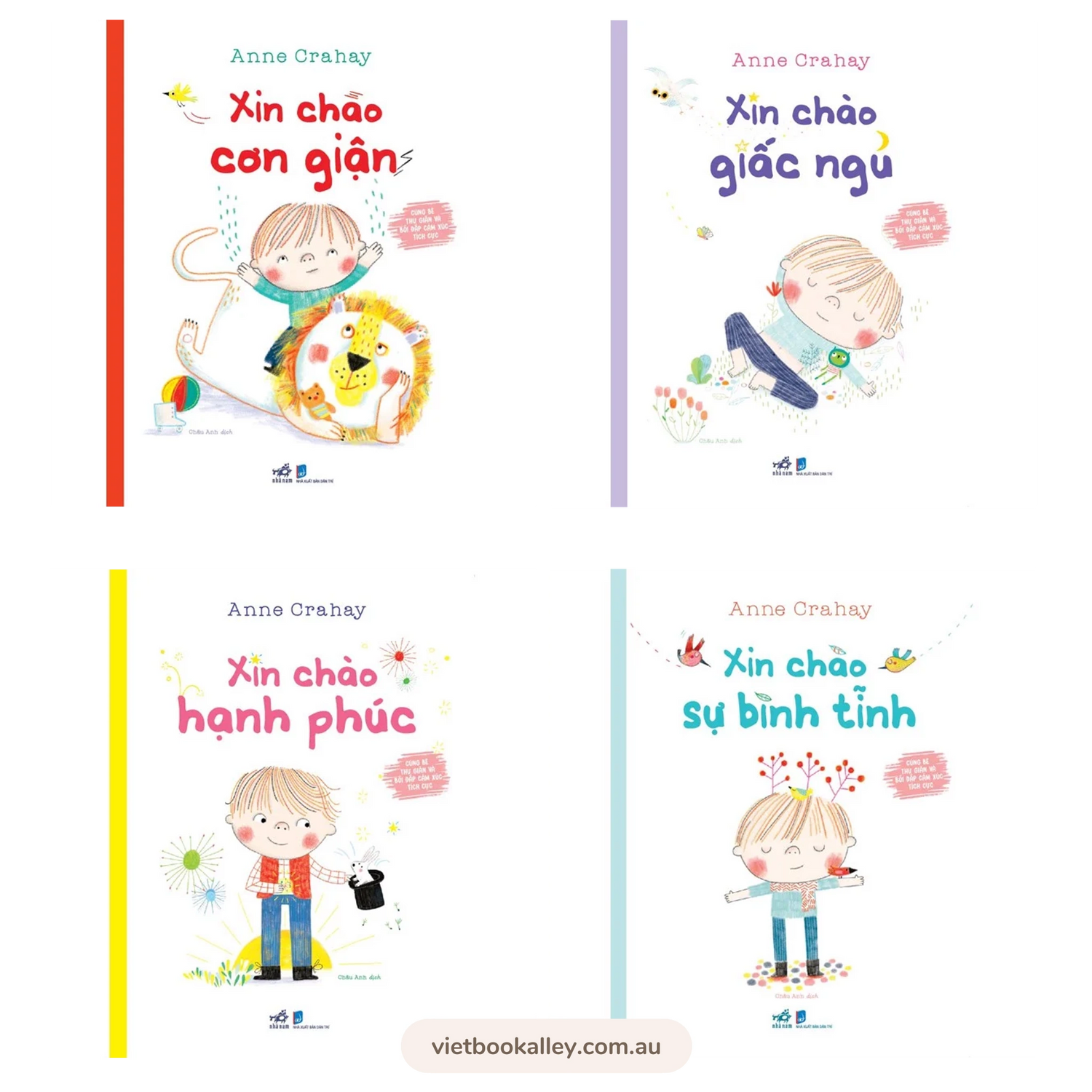 Cùng Bé Thư Giãn và Bồi Đắp Cảm Xúc Tích Cực (bộ 4 cuốn)